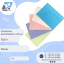 Compresas  descartables 3 capas x 125 unidades - EGEO 