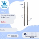 Cinceles de 1 bisel de 4 y 5 mm - Belkys
