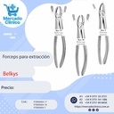 Forceps para extracción  - Belkys