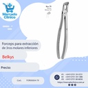 Forceps para extracción de 3ros molares inferiores - Belkys