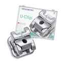 Bracket U-Clip - Autoligante- Interactive-MBT , Slot 0,22 - 1 caso - ORTHOMETRIC 