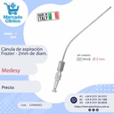 Cánula de aspiración Frazier - Medesy