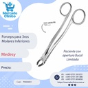 Forceps para 3ros  Molares Inferiores - Medesy