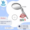 Espejo de rodio N° 5 doble cara - 12 unidades - Medesy