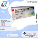 Anestesia - Anescart Forte TUBO VIDRIO- 50/un -Sidus