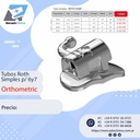 Tubo Pd 6 y 7-  Roth - Simple - para pegar-  10 unidades - Orthometric