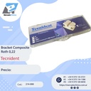 Brackets Roth 0,22 - Composite - 1 caso - Con gancho - Tecnident - 214-000