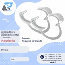 Separadores / Expandex labial FRONTAL - Cristal - x2 unidades - Indusbello