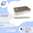 Caja metalica 20x10x4 cm