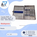 Cassete INOX  p/ autoclave  para  10 Instr.  184x128x22 - MEDIS