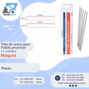 Tiras de acero abrasivas - AIRON - proximal - 12 unid - Maquira