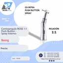 Contraangulo ROSE 1:1 Push Button - Spray Interno - being
