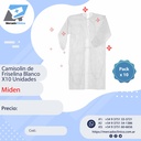 Camisolin de  Friselina Blanco  X10 Unidades