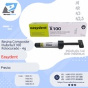Resina Compuesta Híbrida X100 - Fotocurable 4g ​​- Easydent