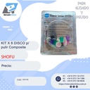 Kit discos shofu p/ pulir Composite - SHOFU