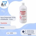 Agua Oxigenada 10 Vol. estabilizada - 1Litro - Euromix