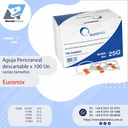 Aguja Pericraneal descartable x 100 - Dif. Tamaños - EUROMIX