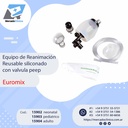 Equipo de Reanimación Reusable siliconado con valvula peep - EUROMIX