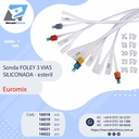 Sonda FOLEY  3 vías - siliconada - esteril - WELL LEAD