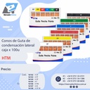 Conos Guta Condensación lat, x 100u  - HTM