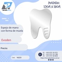 Espejo de mano con forma de muela - EVODEN